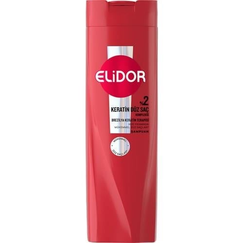 Elidor Saç Bakım Şampuanı Brezilya Keratin Terapisi Hidrolize Keratin Marula Yağı E Vitamini 400 ml
