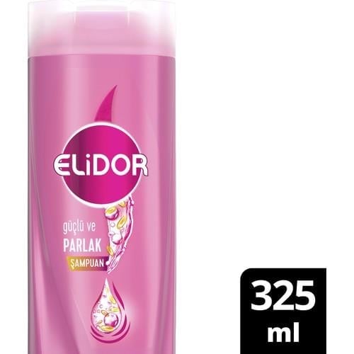 Elidor Superblend Saç Bakım Şampuanı Güçlü ve Parlak E Vitamini Makademya Yağı  325 ML