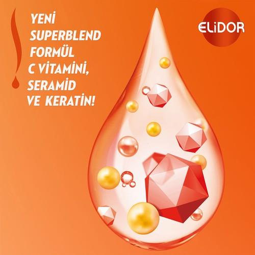 Elidor Superblend Sıvı Saç Bakım Kremi Anında Onarıcı C Vitamini Keratin Seramid 200 ml