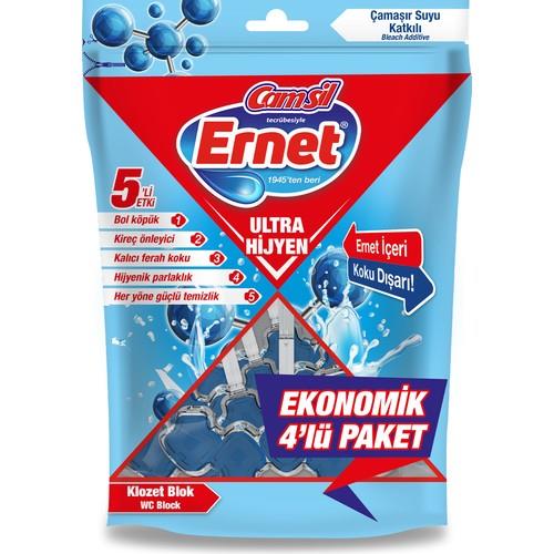 Ernet Ultra H.çamaşır Suyu Katkılı 4X50G
