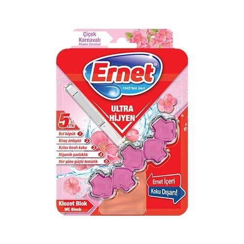Ernet Ultra Hijyen Klozet Blok Çiçek Karnavalı 50 gr