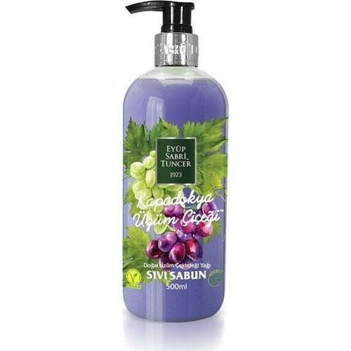 Eyüp Sabri Tuncer Sıvı Sabun Kapadokya Üzüm Çiçeği 500 ml Vegan ve Gluten İçermez