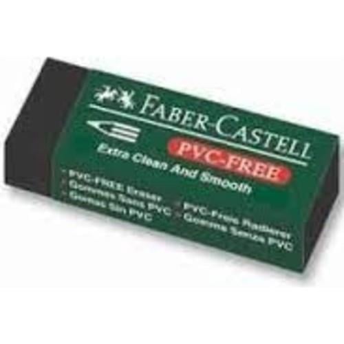 Faber-Castell Siyah Yumuşak Dokulu, PVC İçermeyen Dayanıklı Silgi – 1 Adet, Konforlu ve Temiz Silme