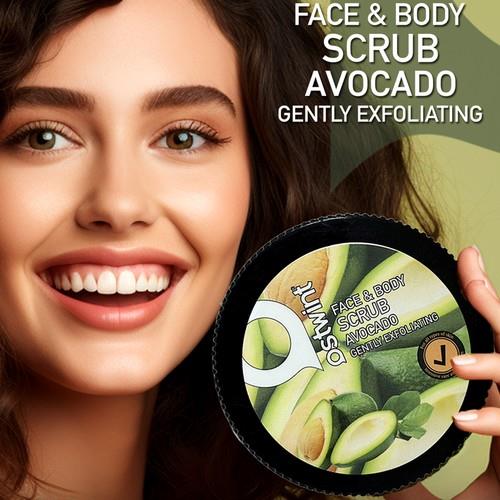 Face Body Scrub Gel Avocado 300 ml