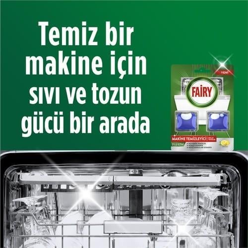 Fairy Bulaşık Makinesi Temizleyici Kolay Temizlik Tablet