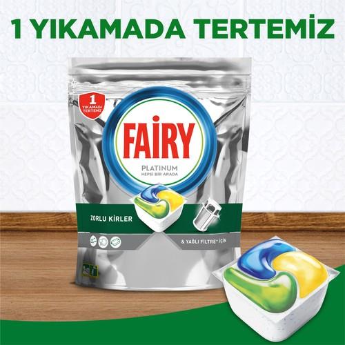 Fairy Platinum 125li Bulaşık Makinası Deterjanı Tableti / Kapsülü