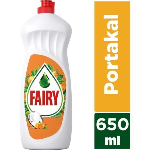 Fairy Temiz & Ferah Sıvı Bulaşık Deterjanı 650 ml Portakal Kokulu
