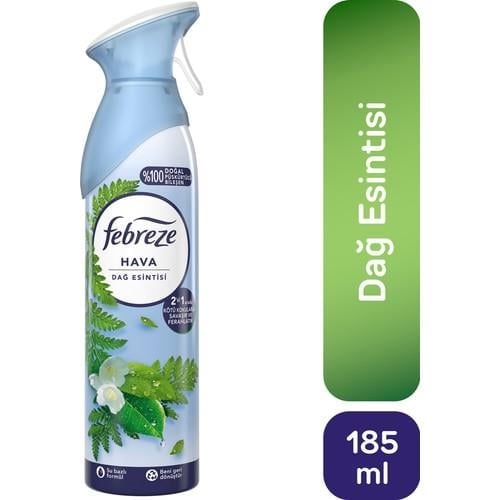 Febreze Hava Ferahlatıcı Sprey Oda Kokusu Dağ Esintisi 185 ml