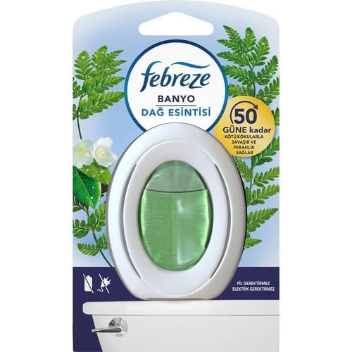Febreze Otomatik Sprey Oda Kokusu - Dağ Esintisi, 50 Gün Süren Etkili Koku Giderici ve Banyo Ferahlatıcı