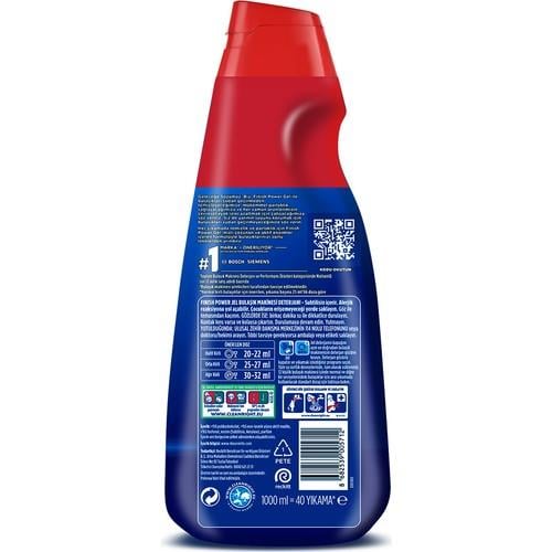 Finish Bulaşık Makinesi Deterjanı Hepsi 1 Arada Jel Konsantre 1000 ml 50 Yıkama