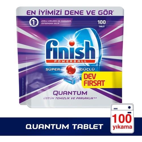 Finish Quantum 100 Tablet Bulaşık Makinesi Deterjanı