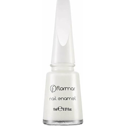 Flormar Beyaz Nail Enamel Canlı Klasik Oje 319