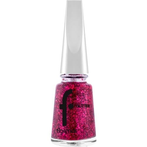Flormar Glitter Yarı Transparan & Parlak Bitişli Simli Oje