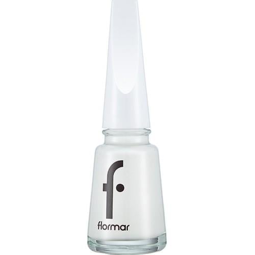 Flormar Klasik Parlak Bitişli Yüksek Pigmentli Oje (400 Brıght White New) 8682536035989