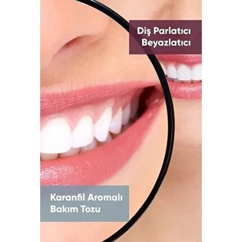 Fresh White Diş Bakım Tozu Karanfil Aromalı 50g B5 Vitamini İçerir Diş Etlerini Besler