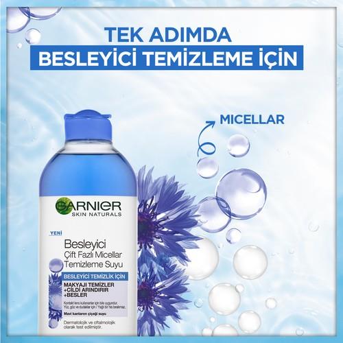 Garnier Besleyici Çift Fazlı Micellar Makyaj Temizleme Suyu 400ML