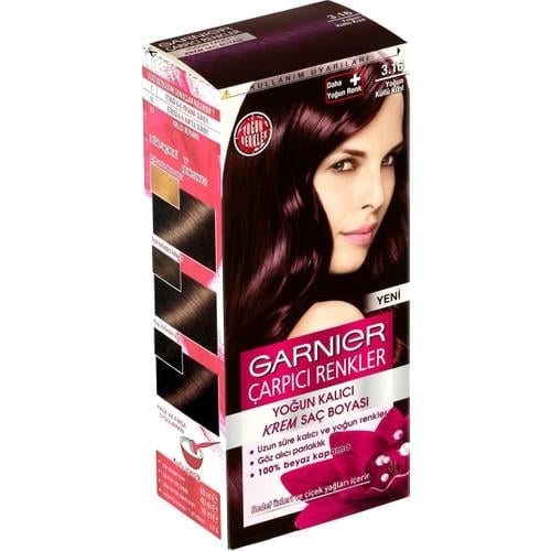 Garnier Çarpıcı Renkler 3.16 Yoğun Küllü Kızıl