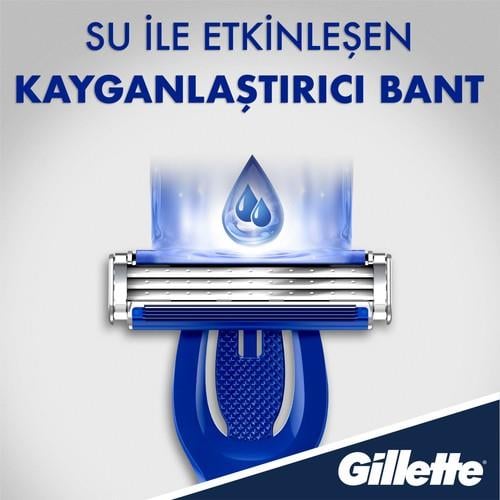Gillette Blue3 Hybrid Tıraş Makinesi + 8 Yedek Tıraş Bıçağı