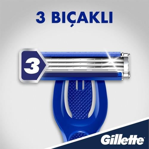 Gillette Blue3 Hybrid Tıraş Makinesi + 8 Yedek Tıraş Bıçağı