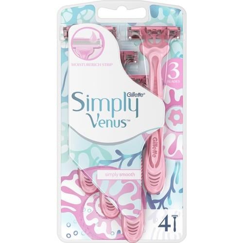 Gillette Simply Venüs 3 Kullan At Tıraş Bıçağı 4lü