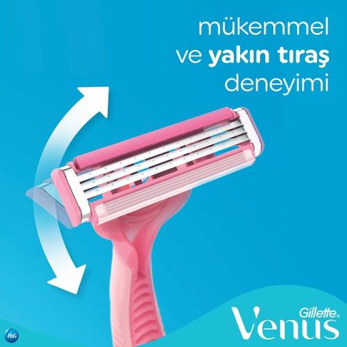 Gillette Simply Venüs 3 Kullan At Tıraş Bıçağı 4lü