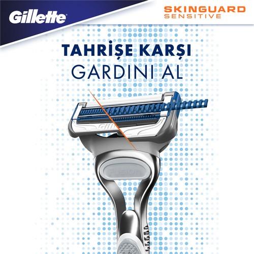 Gillette Skinguard Sensitive Tıraş Makinesi + Yedek Tıraş Bıçağı