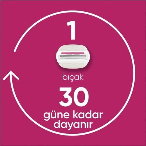Gillette Venus Comfortglide Sugarberry Kokulu Miami Kadın 5 Bıçaklı Tıraş Makinesi