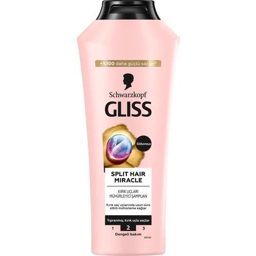 Gliss Split Hair Miracle İyonik Kompleks Kırık Uçları Mühürleyen Şampuan 400 ml Yıpranmış Saçlar