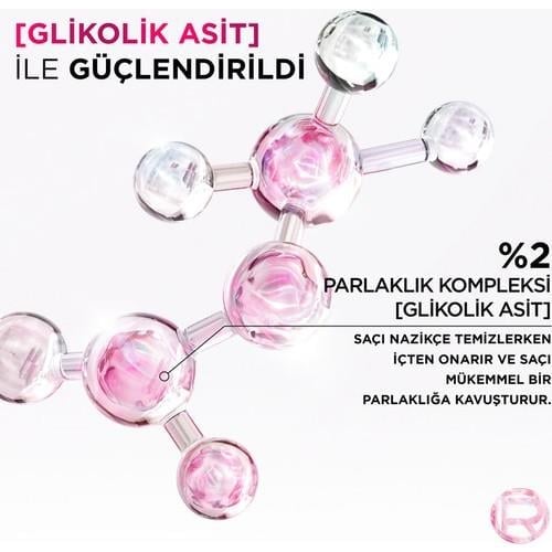 Glycolic Gloss Mükemmel Parlaklık için Bakım Yapan Şampuan [Glikolik Asit] 200ml