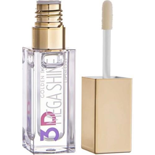 Golden Rose 3D Mega Shine Lipgloss No: 101 Clear - Renkli Dudak Parlatıcısı - 8691190494629