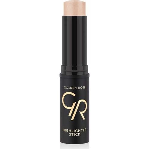 Golden Rose Highlighter Stick Bright Gold 01 4,5 g – Yumuşak Dokulu, Kolay Sürülür Işıltılı Aydınlatıcı