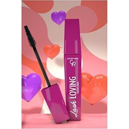 Golden Rose Lash Loving Maskara Hacim Verici ve Kıvırma Etkili 12 ml Siyah Renkli