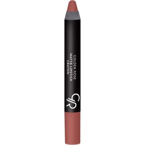 Golden Rose Matte Lipstick Crayon No: 21 Toffee - Mat Kalem Ruj - 8691190903213