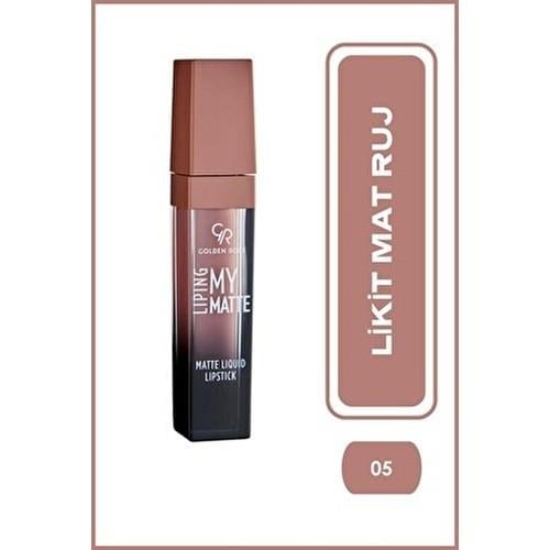 Golden Rose My Matte Likit Mat Ruj Açık Pembe Renkli 05  Uzun Süre Kalıcı Etkiyle