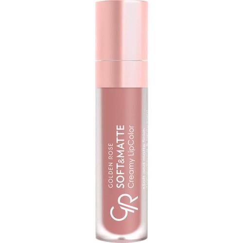 Golden Rose Soft & Matte Creamy Lipcolor No: 104 Rustic Brown - Likit Mat Ruj - 8691190763046
