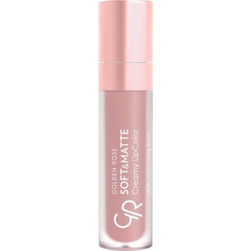 Golden Rose Soft & Matte Creamy Lipcolor No: 102 Rosy Brown - Likit Mat Ruj - 8691190763022