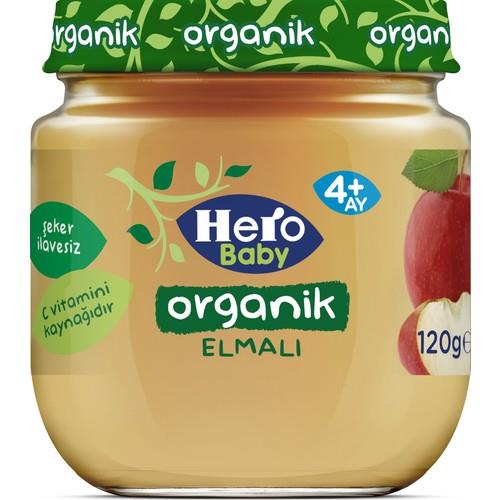 Hero Baby Organik Elma Püresi Kavanoz Mama 120g