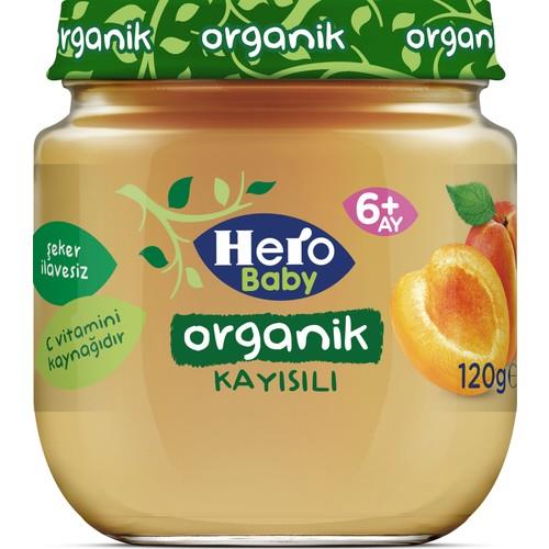 Hero Baby Organik Kayısı Püresi Kavanoz Mama 120g