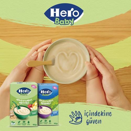 Hero Baby Sütlü Pirinçli Muzlu Kaşık Mama 200g