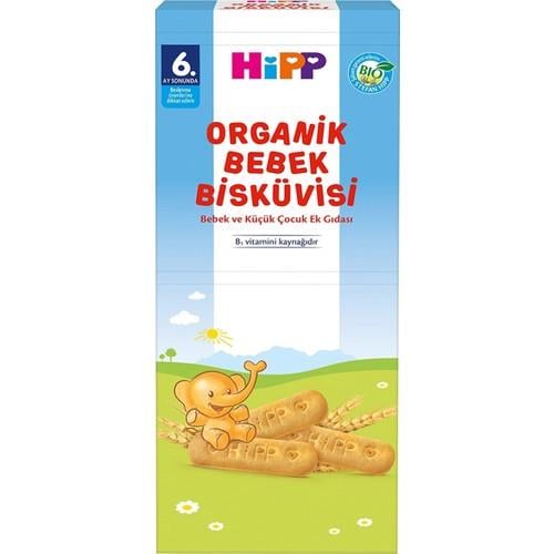 Hipp Organik Bebek Bisküvisi 180 gr 0-6 Ay Bebeklere Uygun Almanya Üretimi Doğal İçerikli