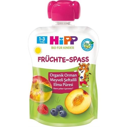 Hipp Organik Orman Meyveli Şeftalili Elma Püresi 100 gr