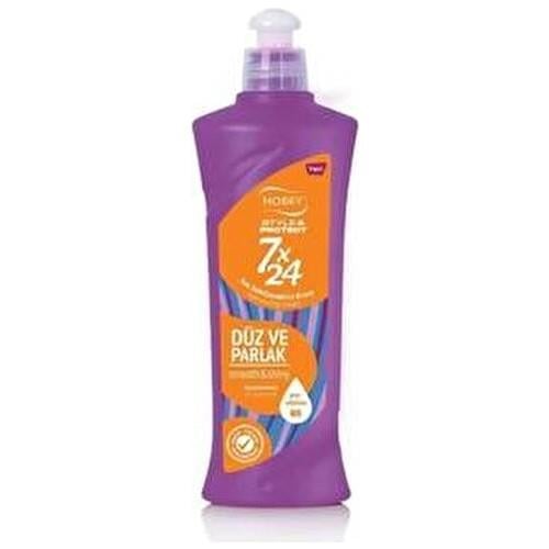 Hobby 7/24 Düz ve Parlak Şekillendirici Pro-Vitamin B5 İçeren 250 ml Saç Bakım Kremi