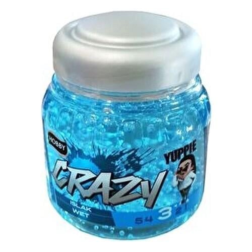 Hobby Crazy Jöle 150 ml Islak Sert Saç Şekillendirme İçin Jel Formu ile Etkili