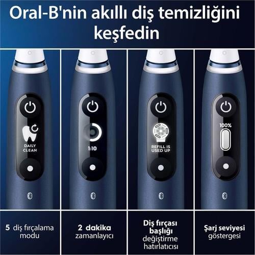 Io 7 Lacivert Şarjlı Diş Fırçası