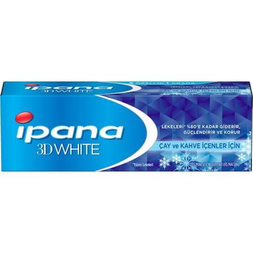 Ipana 3 Boyutlu Beyazlık Diş Macunu Çay ve Kahve İçenler İçin 75 ml