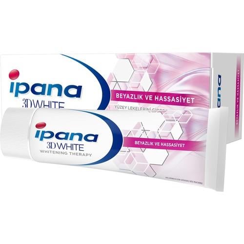 Ipana 3 Boyutlu Beyazlık Therapy 75 ml Hassas Beyazlık Diş Macunu
