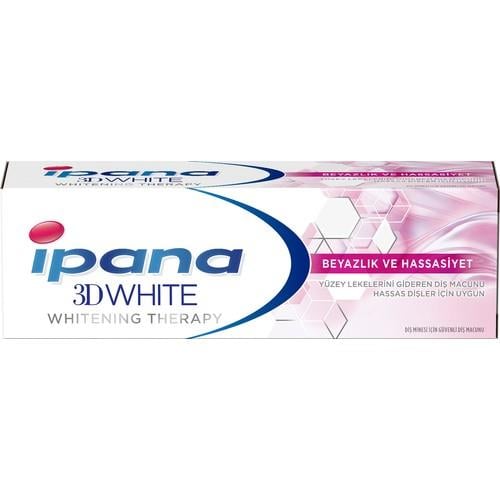 Ipana 3 Boyutlu Beyazlık Therapy 75 ml Hassas Beyazlık Diş Macunu