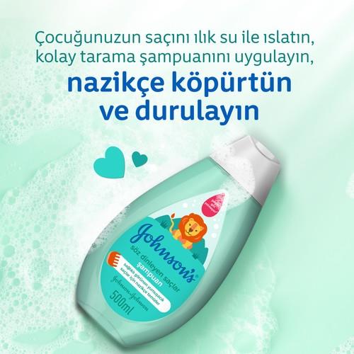 Johnsons Söz Dinleyen Saçlar Serisi Kremli Bebek Şampuanı 200 ml