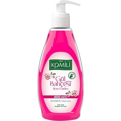 Komili Sıvı Sabun Gül Bahçesi 400 ml Ferahlatıcı Etkiyle Temizlik Sağlar