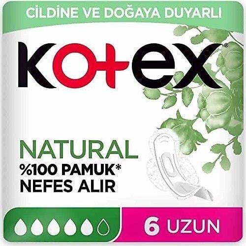 Kotex Natural 6 Uzun